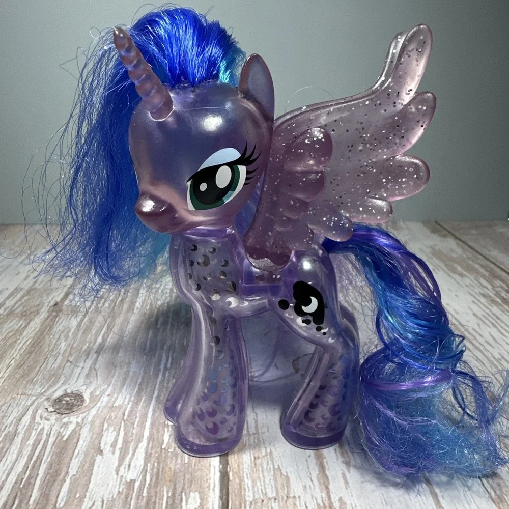 My Little Pony G4 Hasbro Princess Luna Glitter Celebration Brushable MLP
